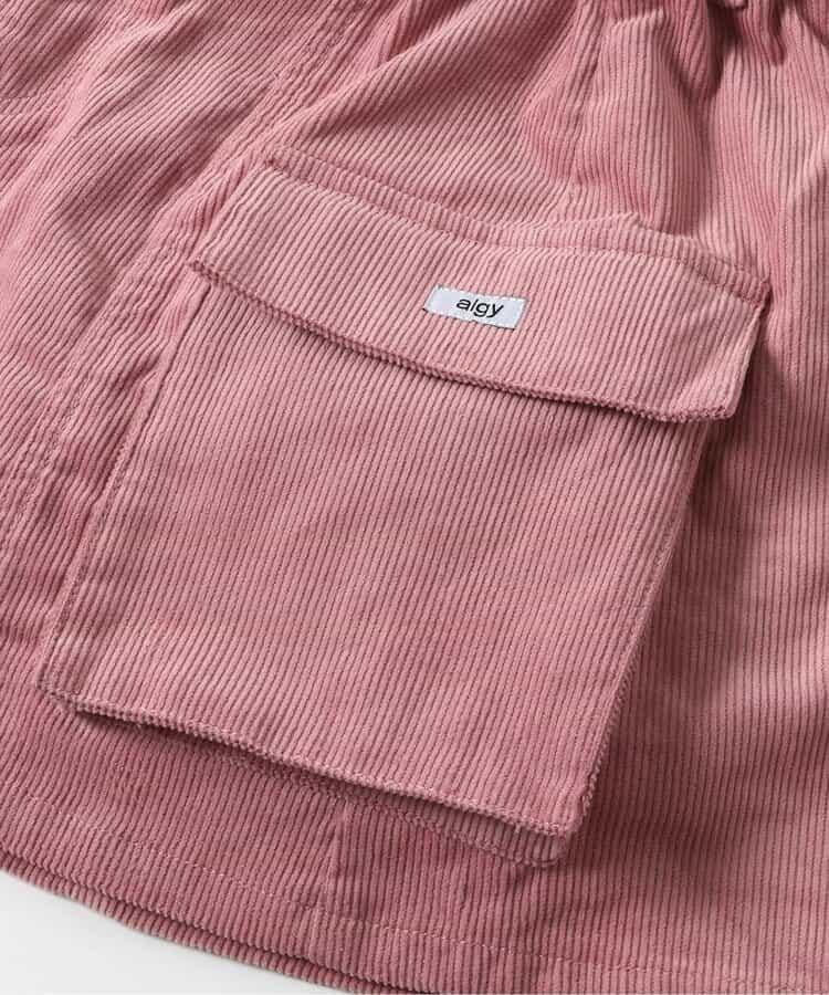 加絨燈芯絨半身裙褲