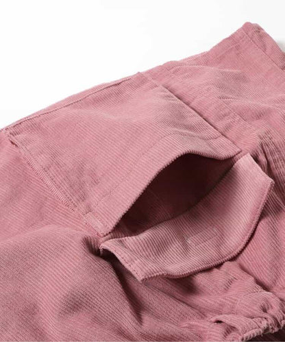 加絨燈芯絨半身裙褲