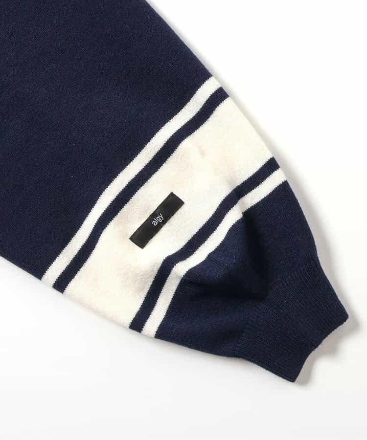 順滑數字圖案寬鬆針織衫