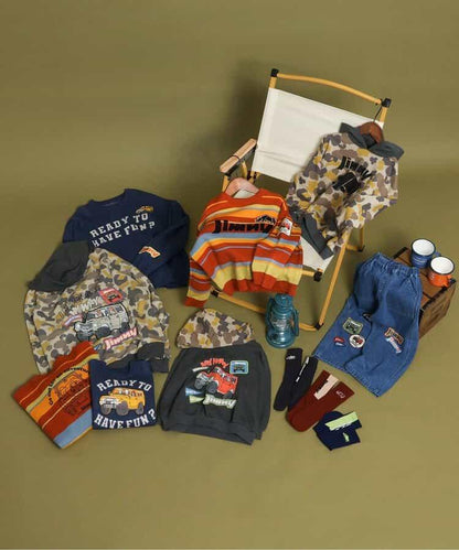 Jimny聯名徽章裝飾牛仔褲 10分褲