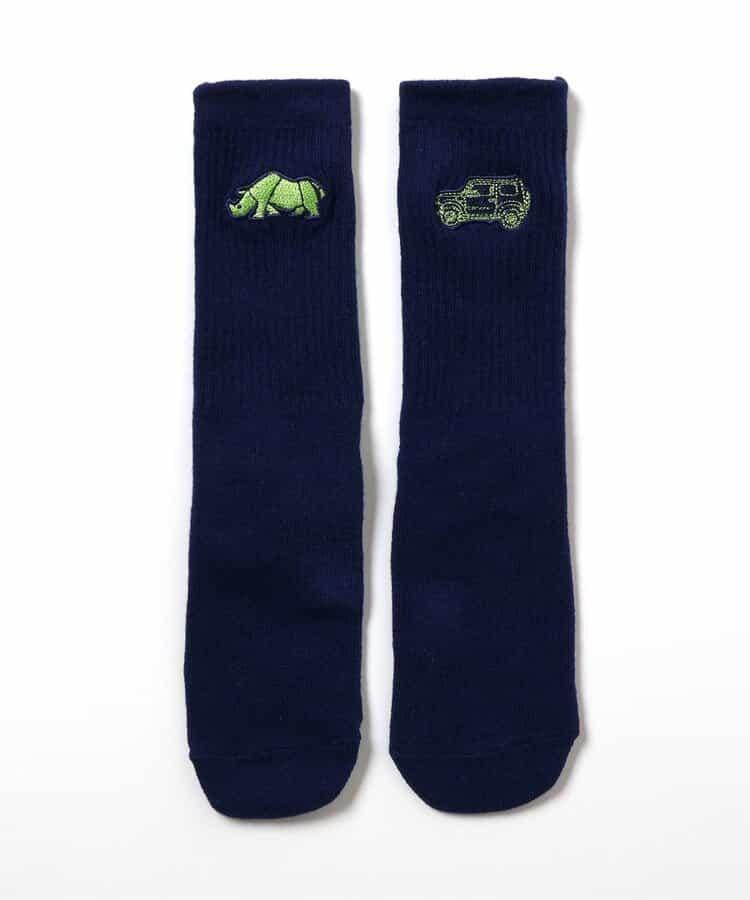 Jimny聯名配色標誌&圖案襪