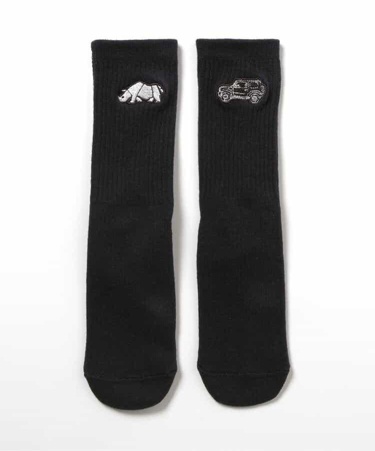 Jimny聯名配色標誌&圖案襪