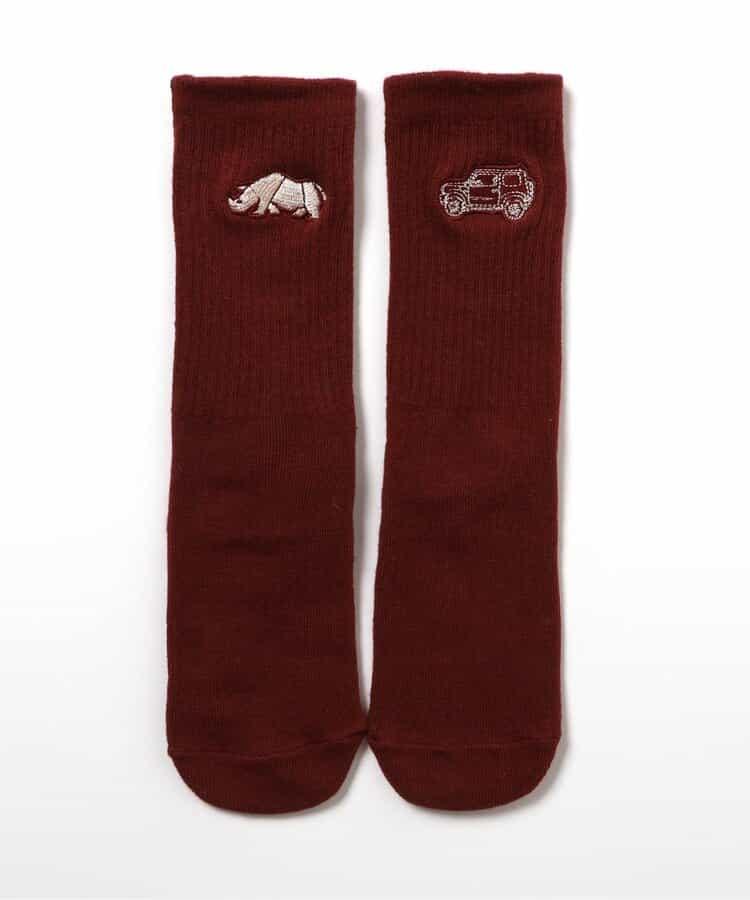 Jimny聯名配色標誌&圖案襪