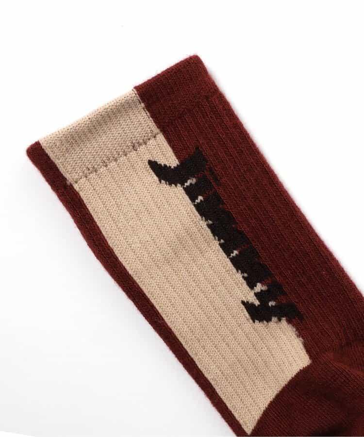 Jimny聯名配色標誌&圖案襪