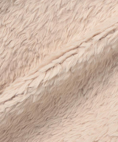 仿皮草針織大衣