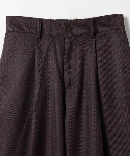 混色格紋長褲＜可搭配套裝＞