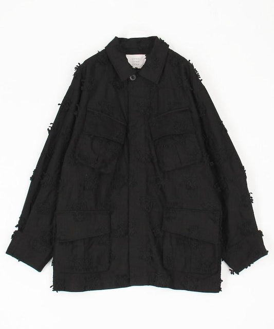 3D刺繡軍風襯衫