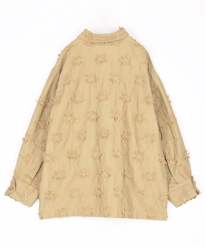 3D刺繡軍風襯衫