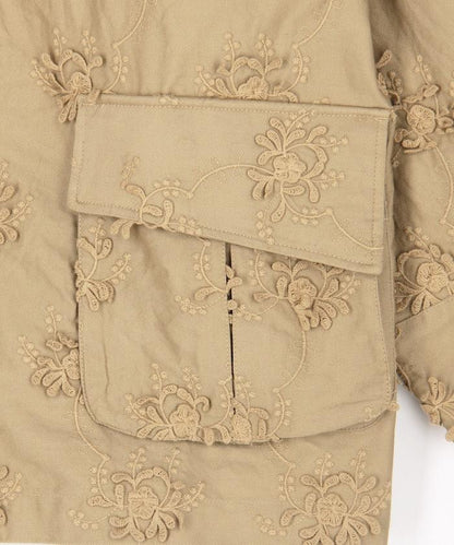 3D刺繡軍風襯衫