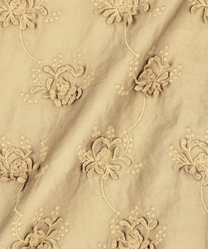 3D刺繡軍風襯衫