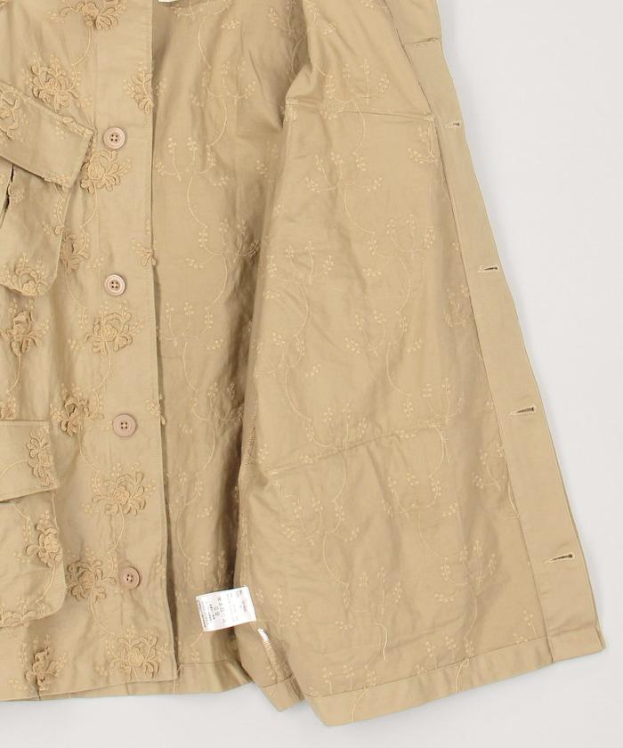 3D刺繡軍風襯衫