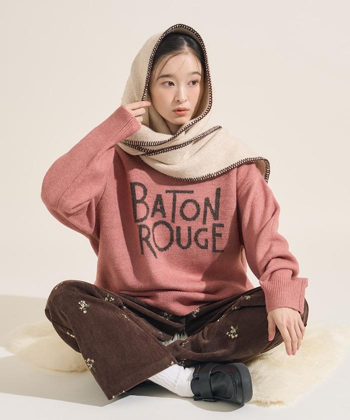 拼色毛毯縫線圍巾