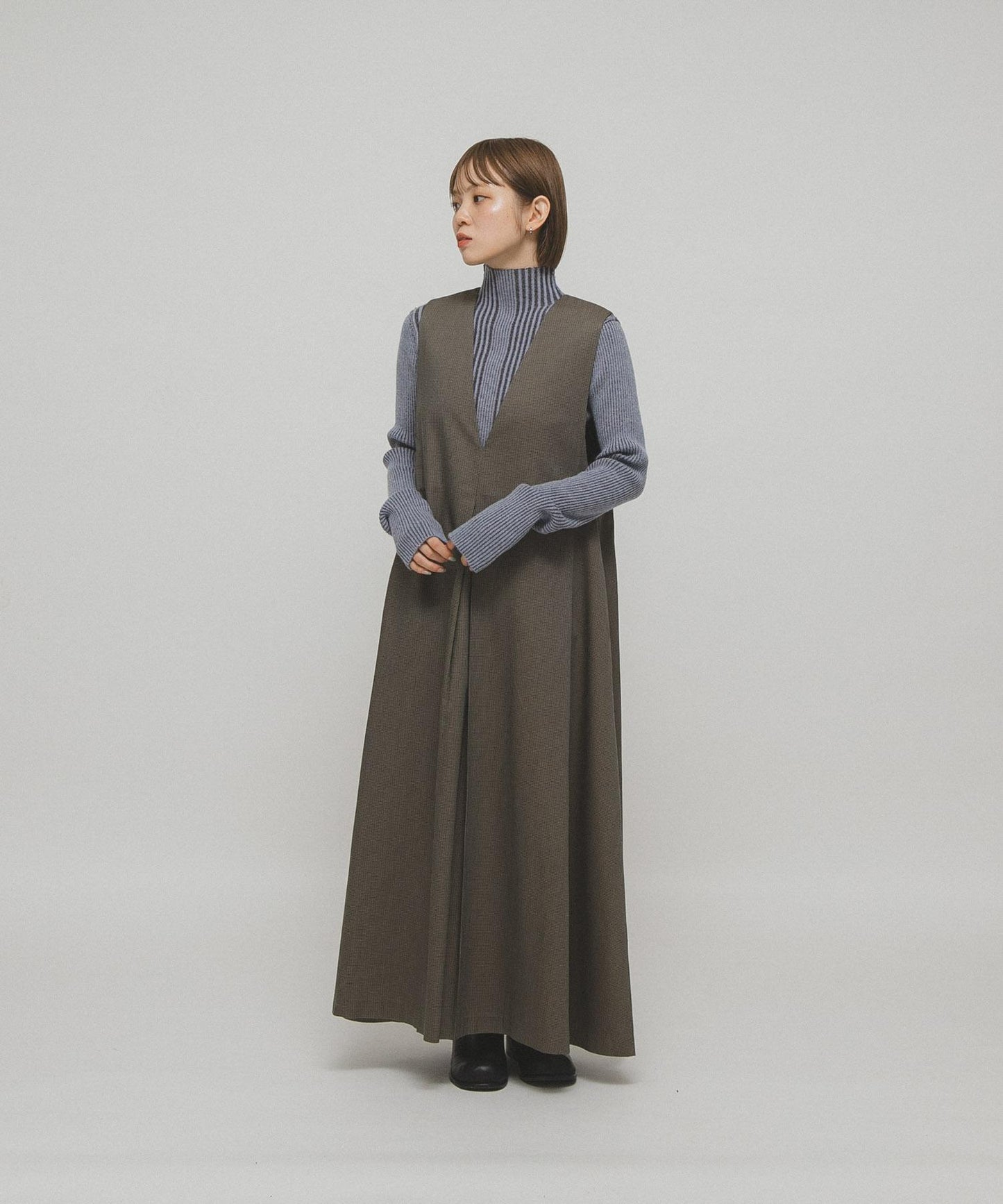 「部分網絡限定色」2WAY喇叭連體裙