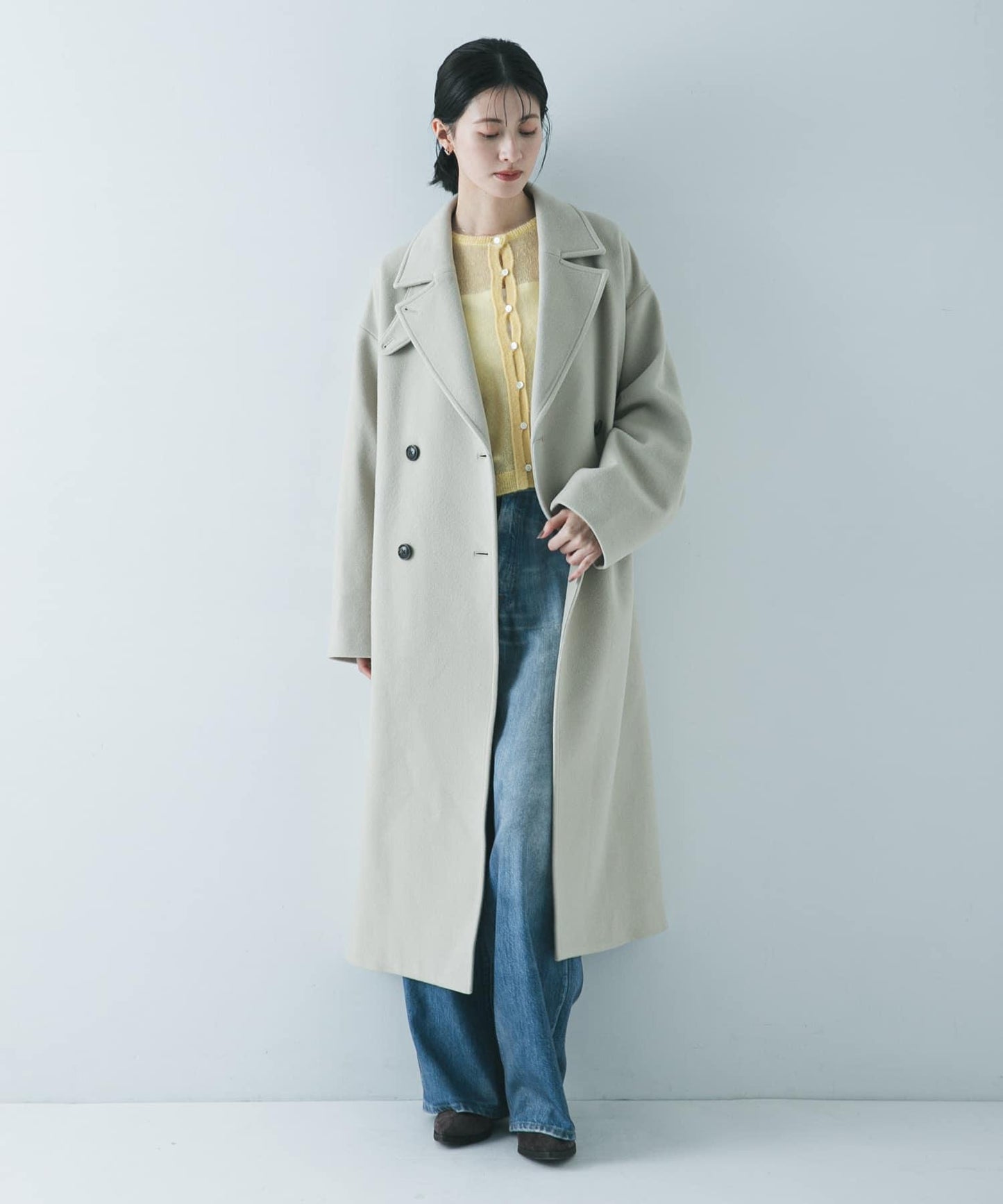 Super 140羊毛切斯特大衣