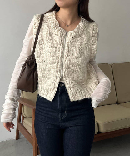 【CAPRICIEUX LE'MAGE】手工編織背心