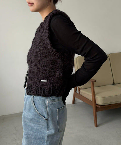 【CAPRICIEUX LE'MAGE】手工編織背心