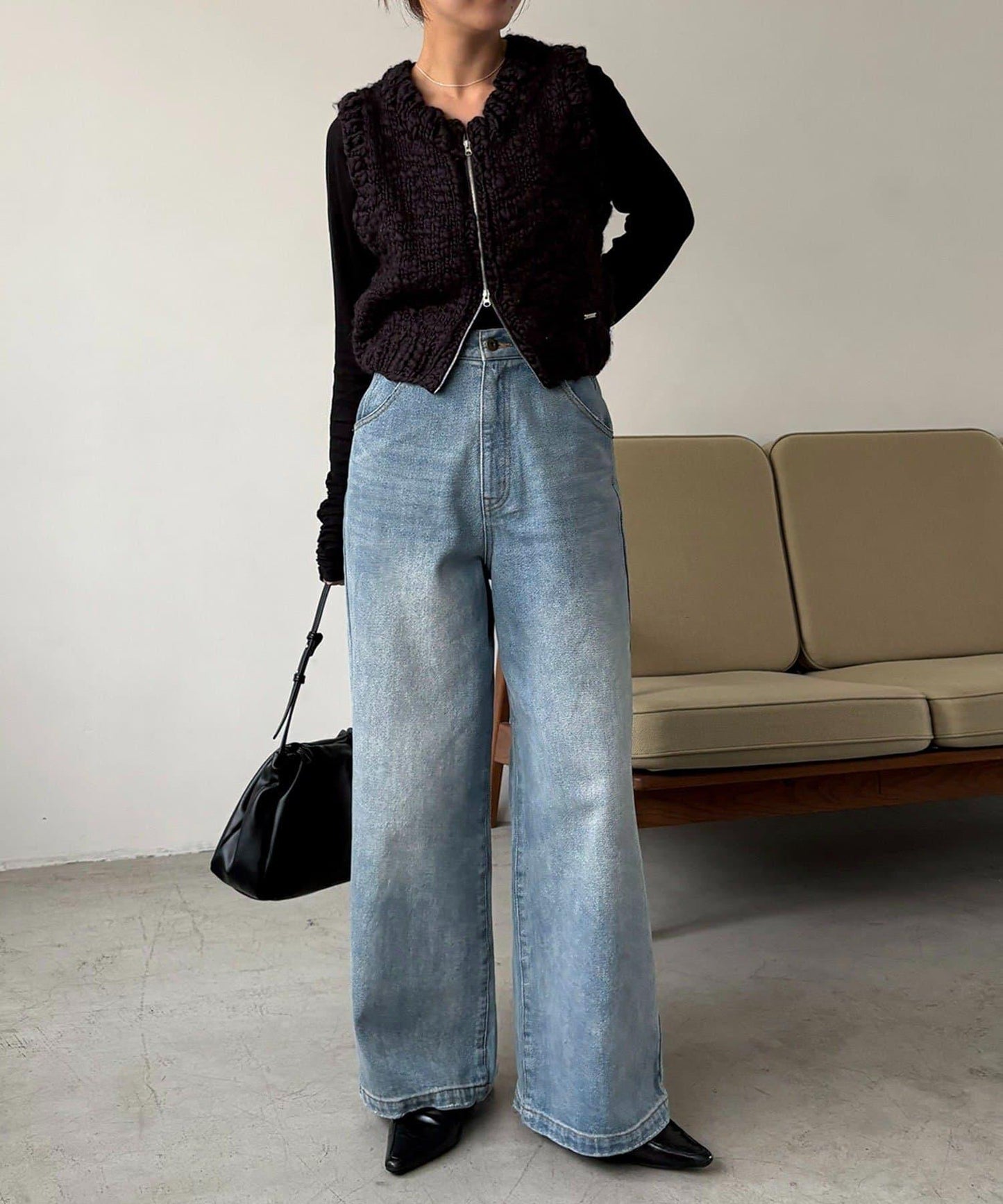 【CAPRICIEUX LE'MAGE】手工編織背心