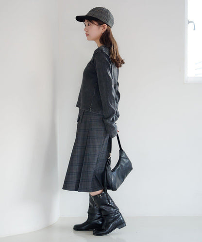 【Kastane】鉤扣羅紋長袖T恤