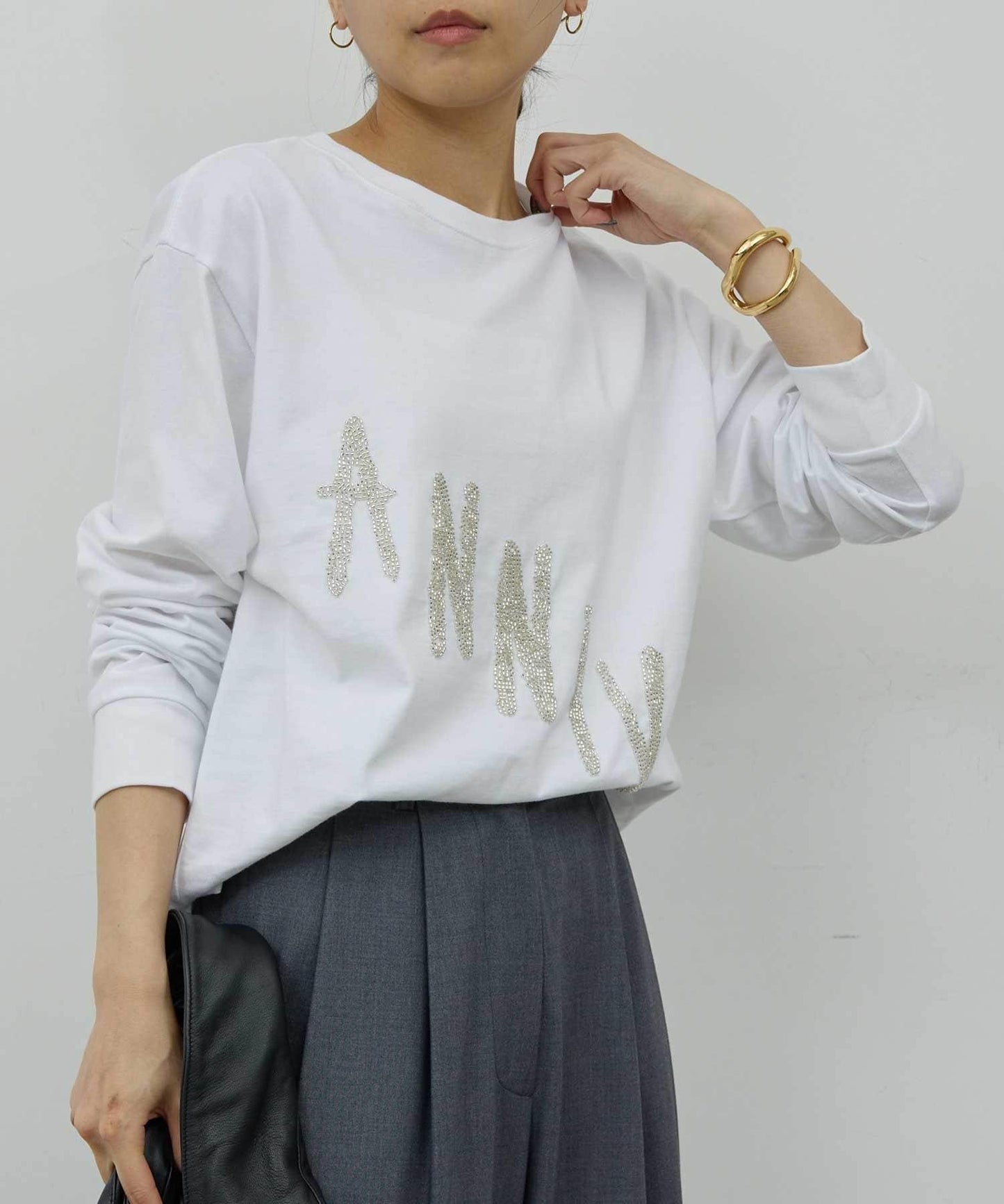 【25週年紀念款】ANNIV裝飾長袖T恤