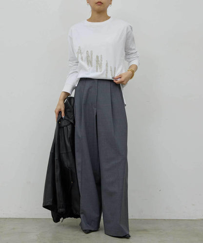 【25週年紀念款】ANNIV裝飾長袖T恤