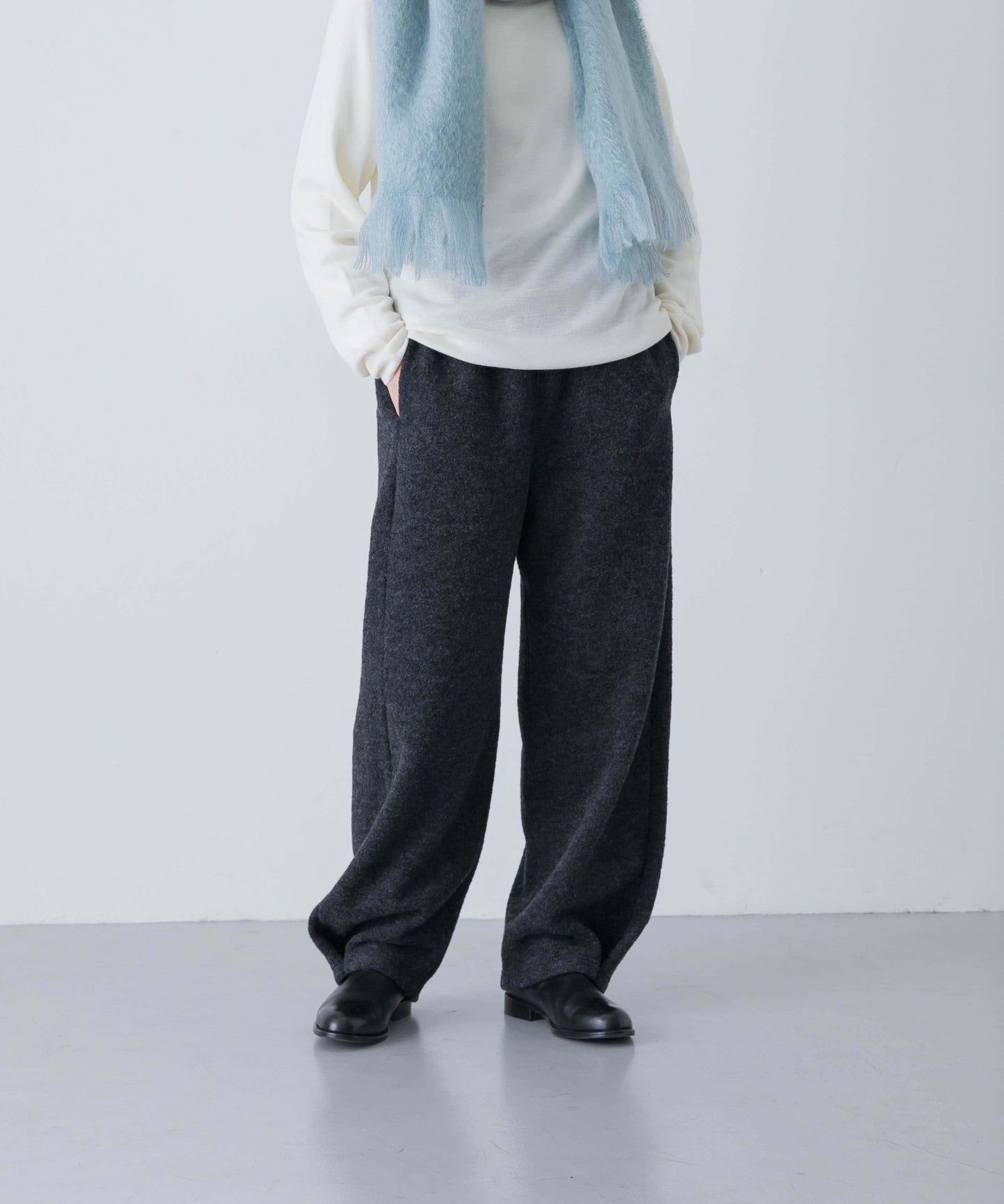 羊毛圈圈休閒褲