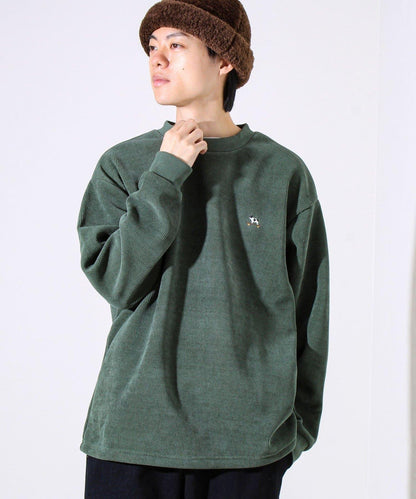 【經典法蘭絨系列】絨面粘合套頭衫