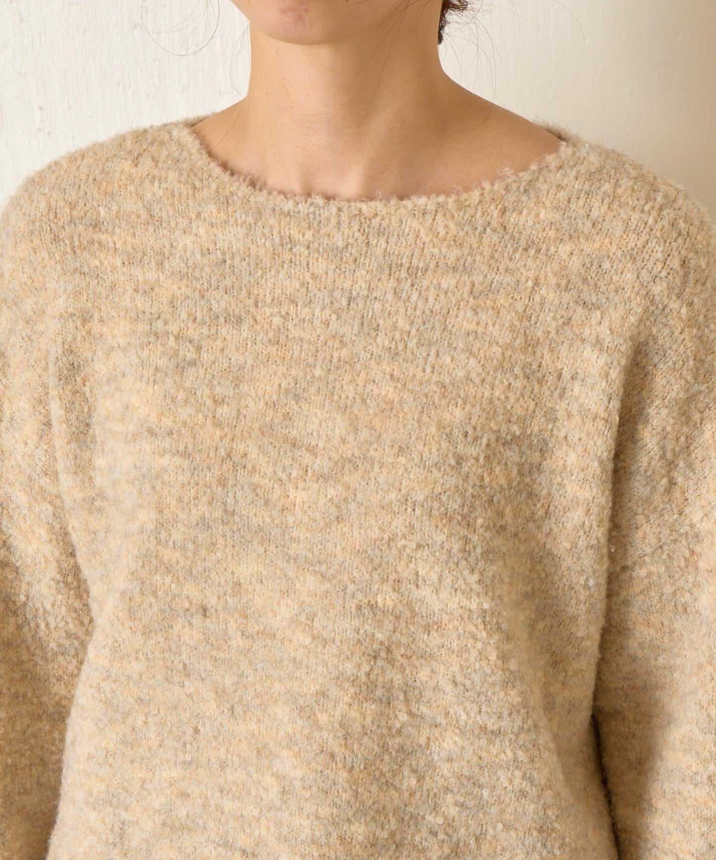 拼色圓領針織衫