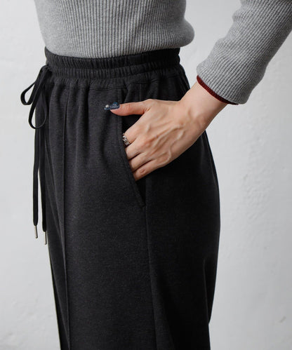 羊毛感針織休閒褲