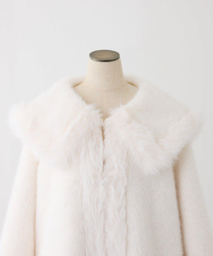 【HolidayCollection】帶領毛絨中長大衣