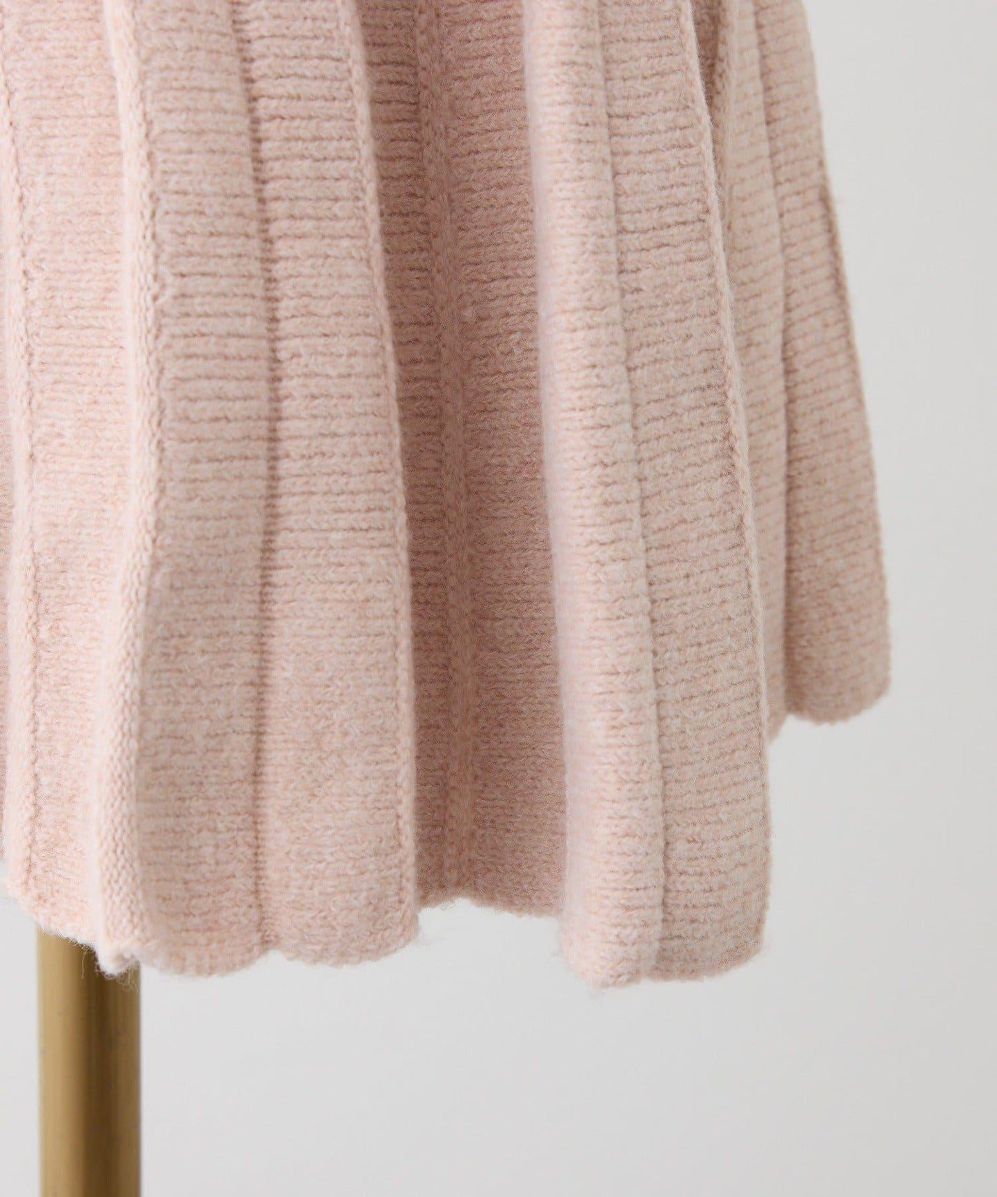 【HolidayCollection】麻花針織迷你連衣裙