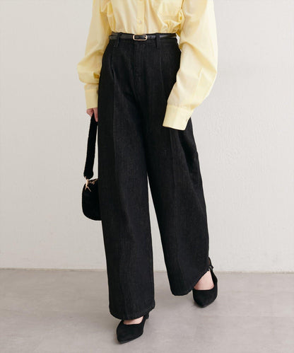 中縫壓線牛仔褲