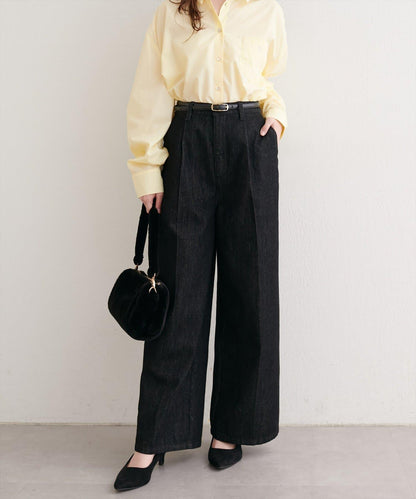 中縫壓線牛仔褲