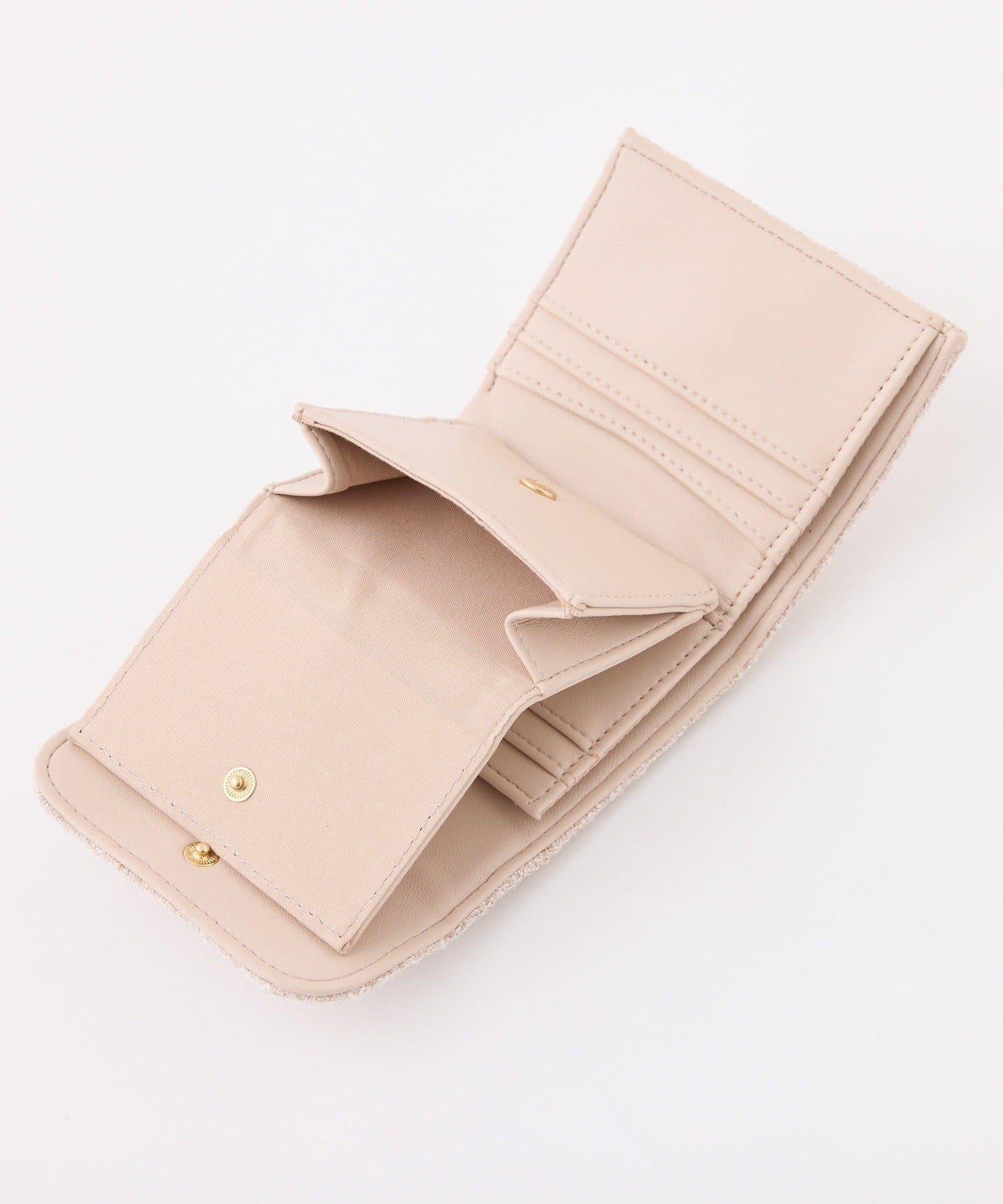 【HolidayCollection】寶石裝飾鉚釘錢包