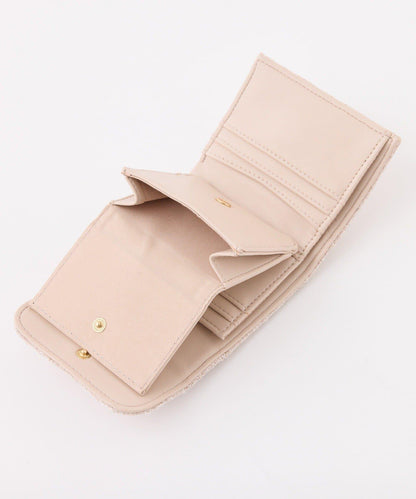 【HolidayCollection】寶石裝飾鉚釘錢包