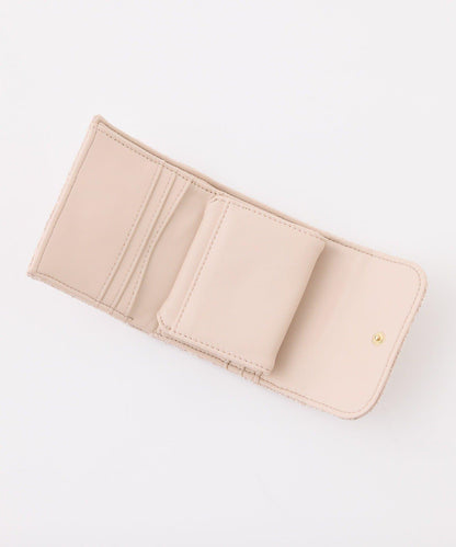 【HolidayCollection】寶石裝飾鉚釘錢包