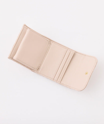 【HolidayCollection】寶石裝飾鉚釘錢包