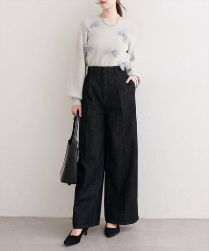 中縫壓線牛仔褲