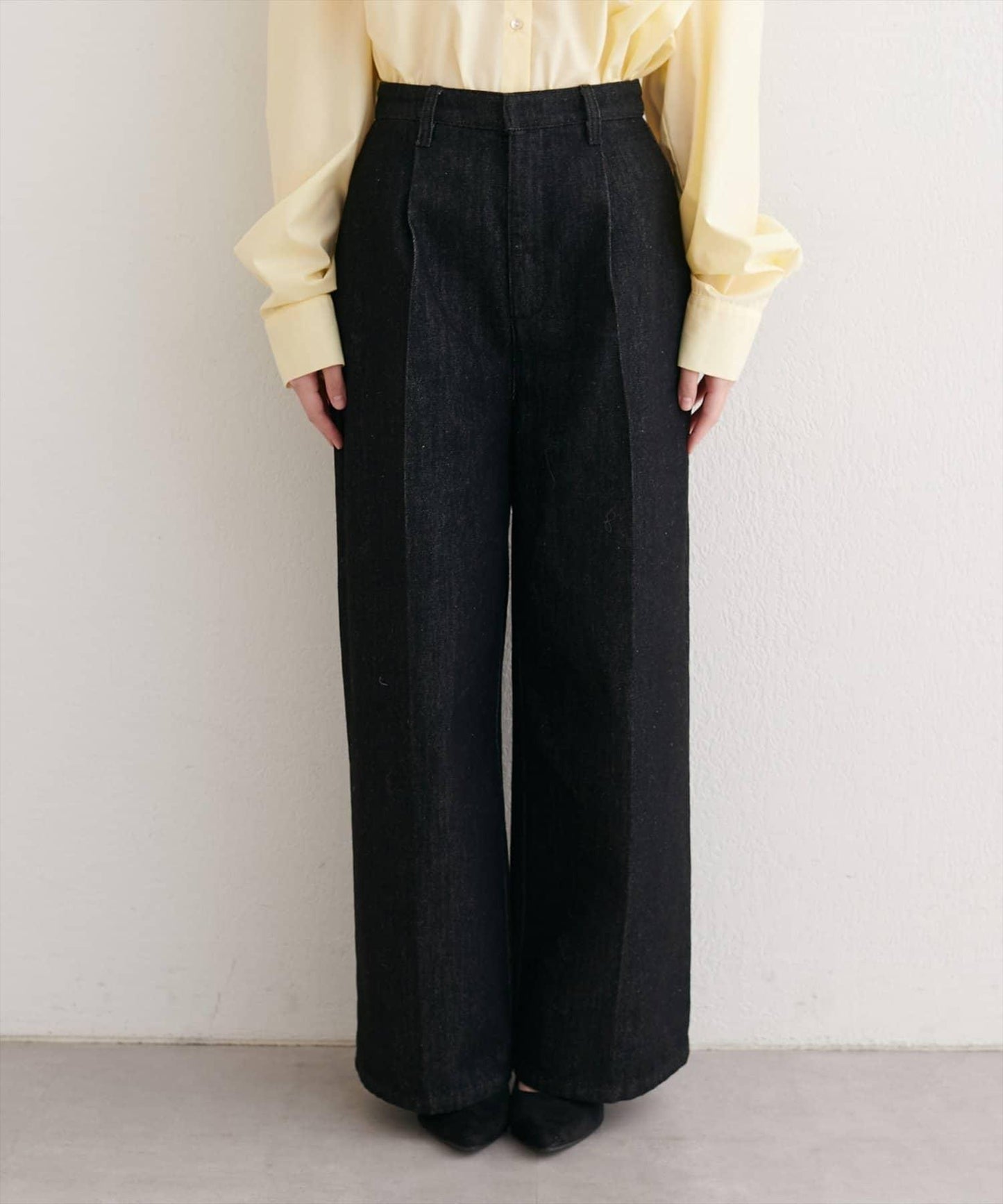 中縫壓線牛仔褲