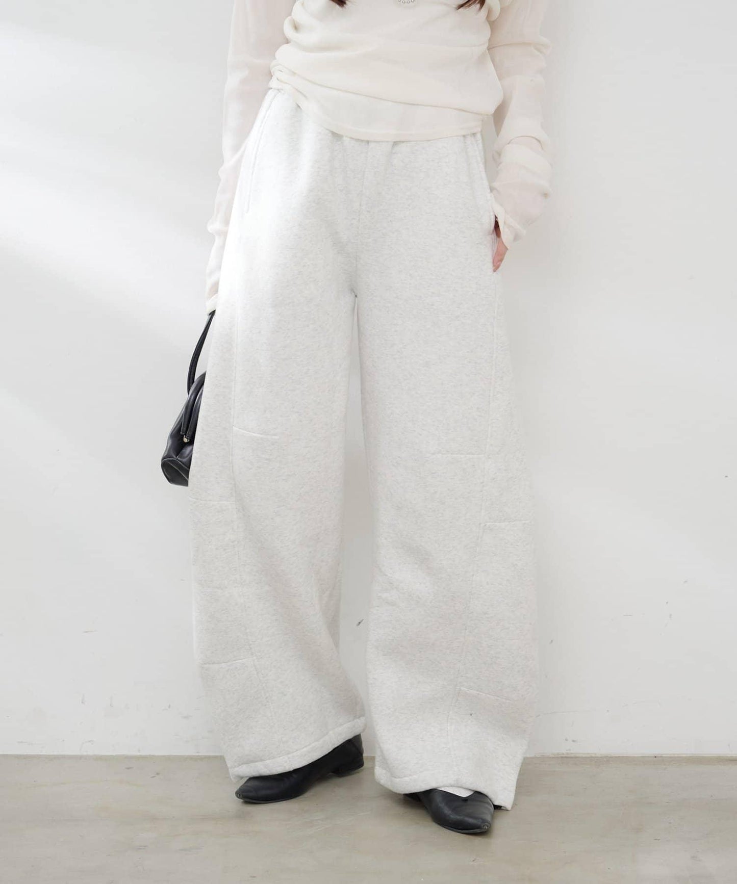 【加絨內裡！】弧形運動衛褲