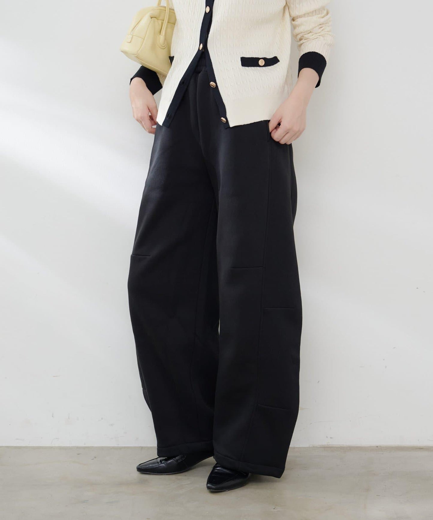 【加絨內裡！】弧形運動衛褲