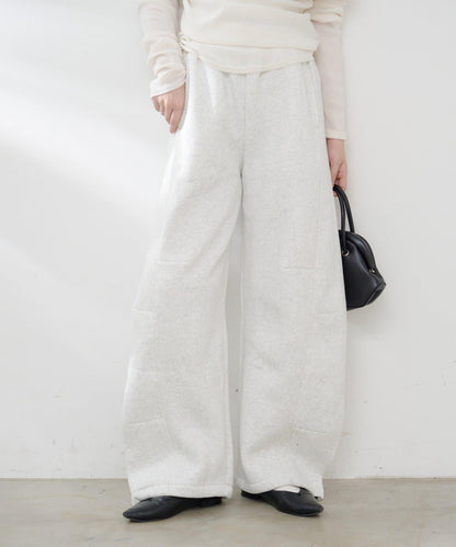 【加絨內裡！】弧形運動衛褲