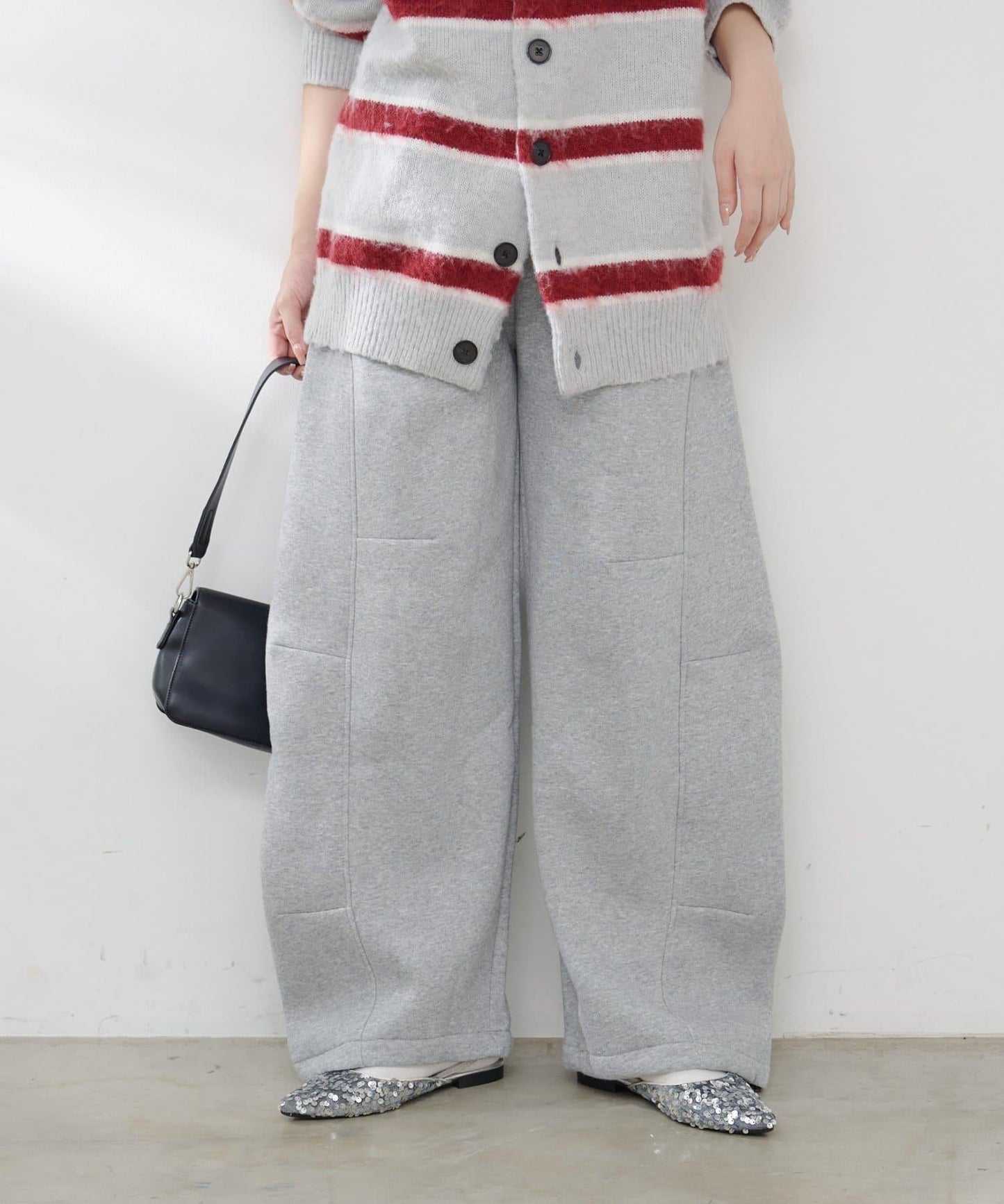 【加絨內裡！】弧形運動衛褲