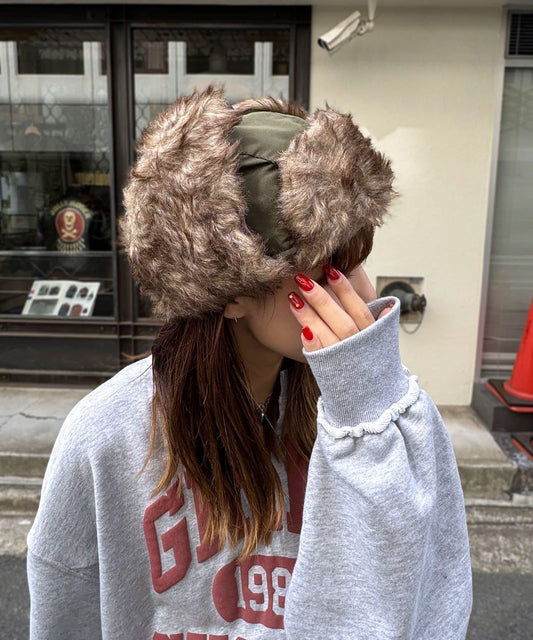 飛行員仿毛皮帽