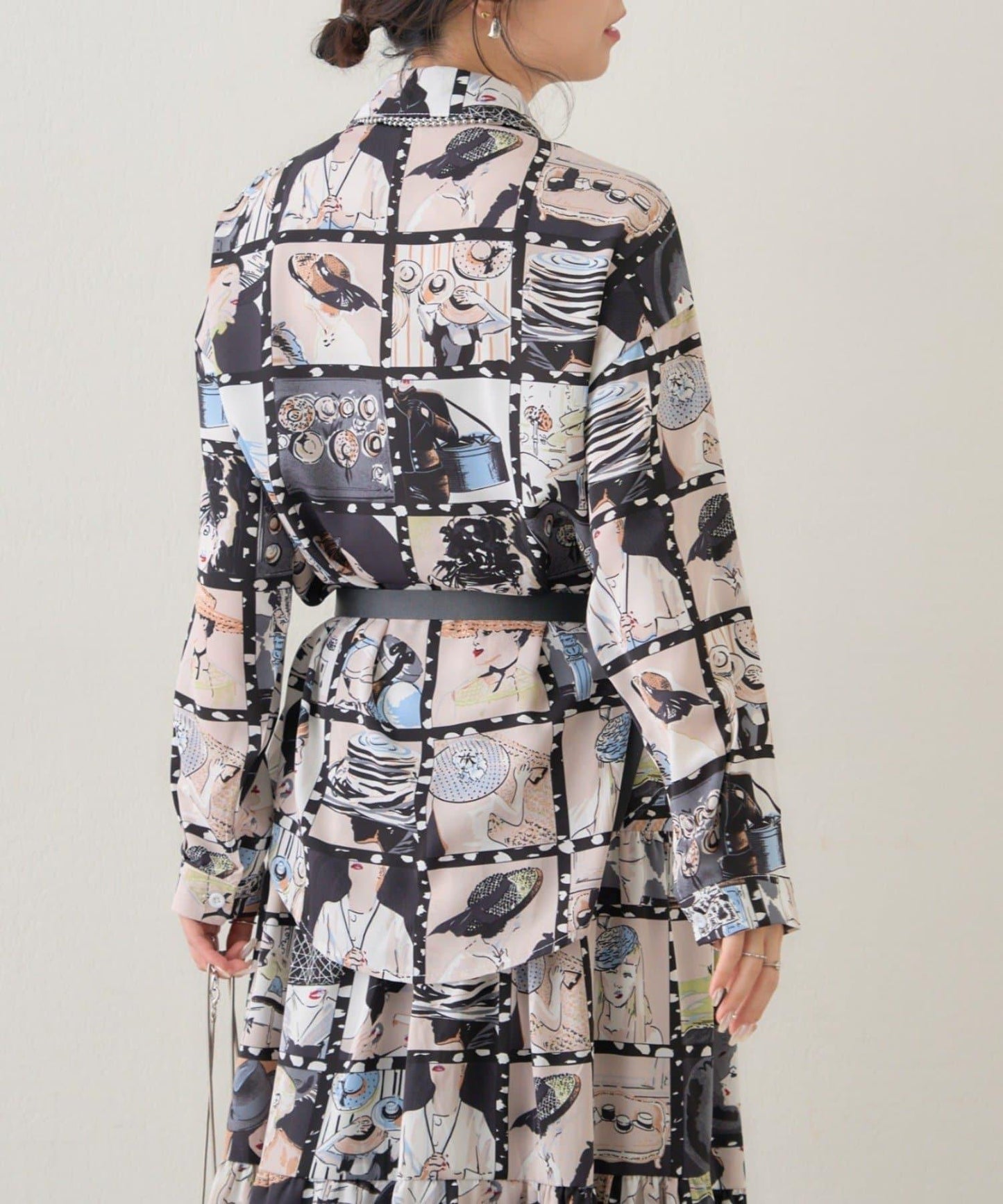 【NAO】藝術圖案襯衫