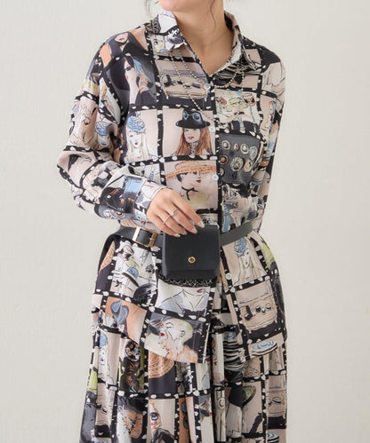 【NAO】藝術圖案襯衫