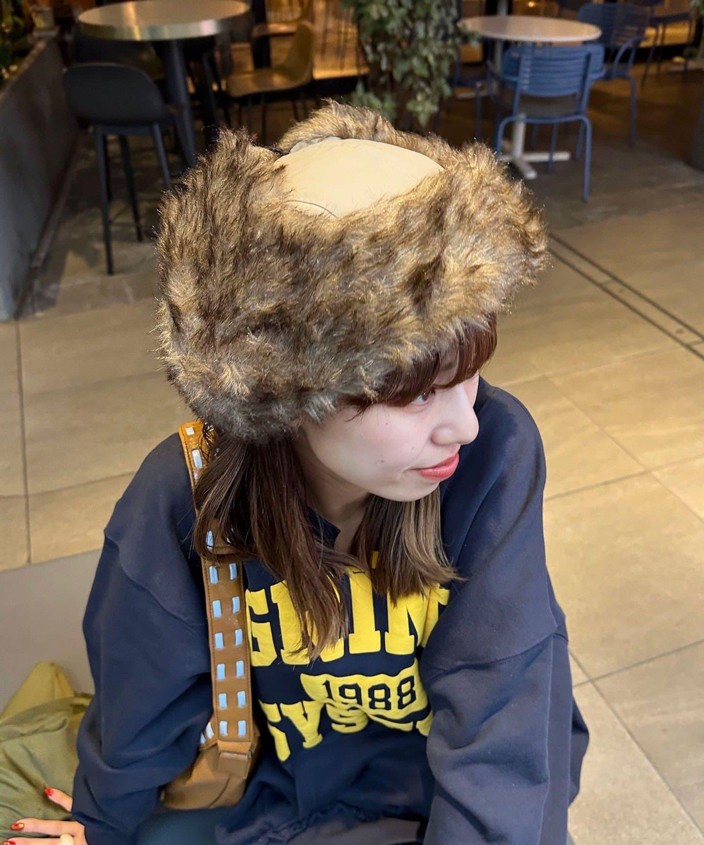 飛行員仿毛皮帽