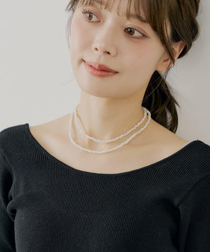 Chico 三連珍珠項鍊