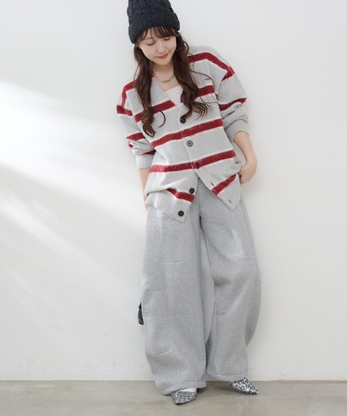 【加絨內裡！】弧形運動衛褲