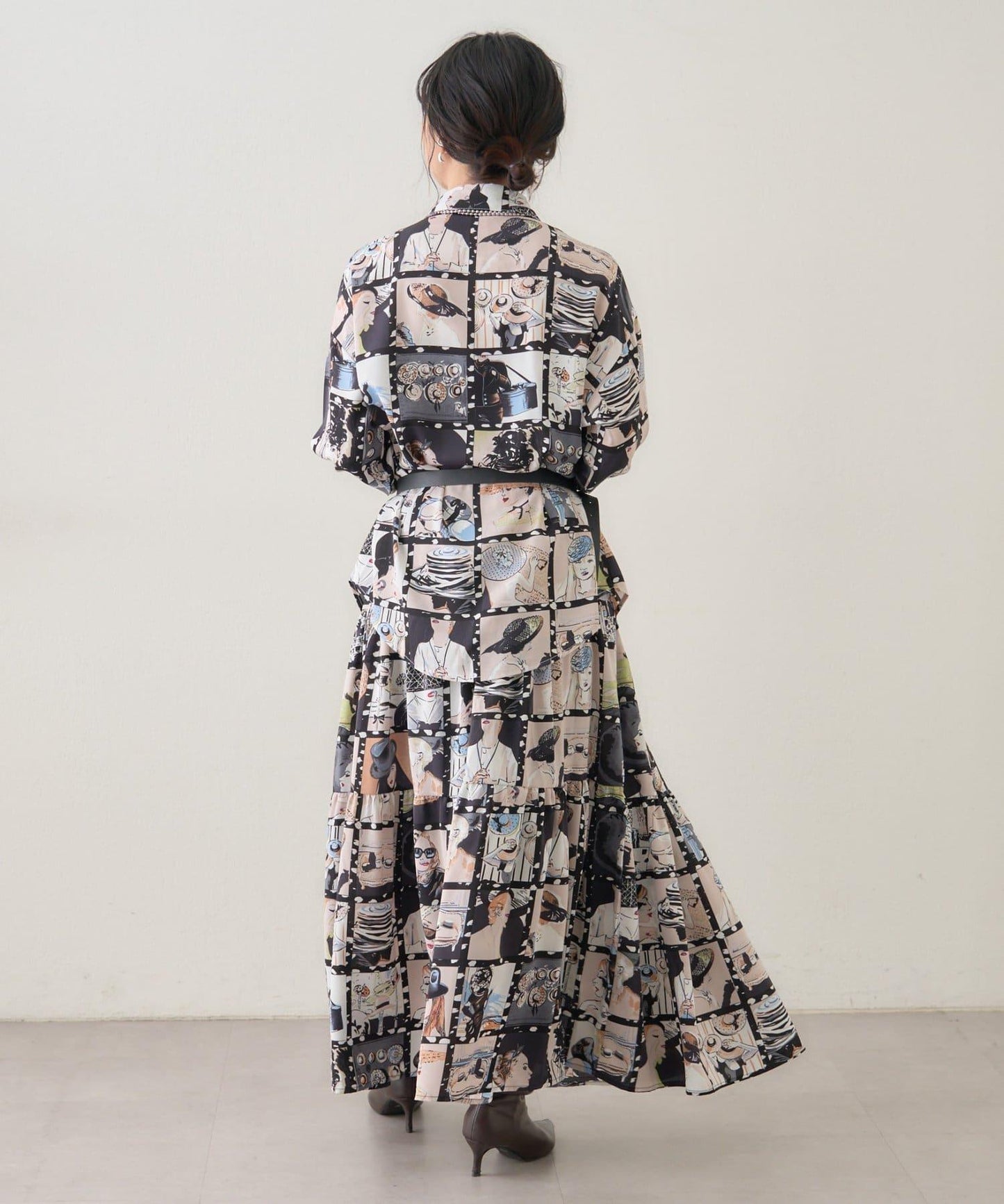 【NAO】藝術圖案襯衫