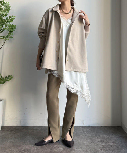 輕質羊毛呢襯衫夾克